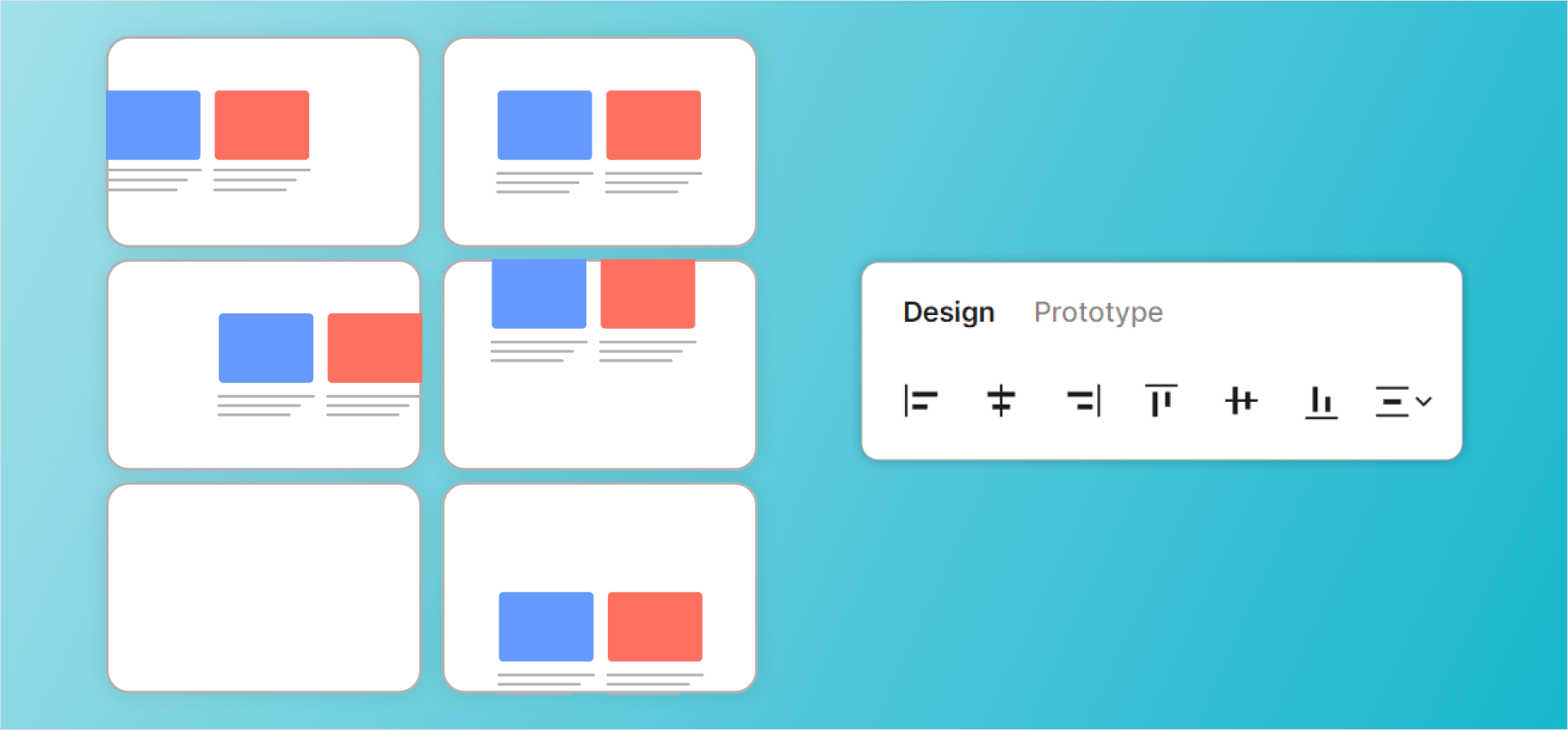 Aligning And Distributing Elements In Figma - Minimal Pattern Collection - Desktop Quality